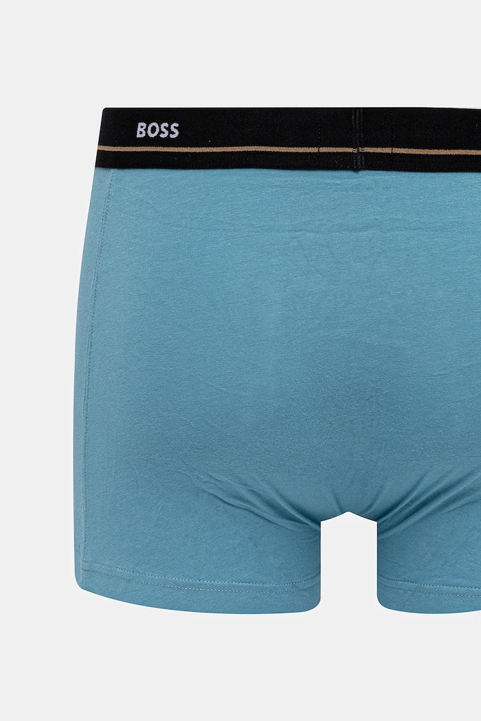 BOSS boxeri bărbați din bumbac cu elastan Trunk 5P Essential pachet de 5 50531660