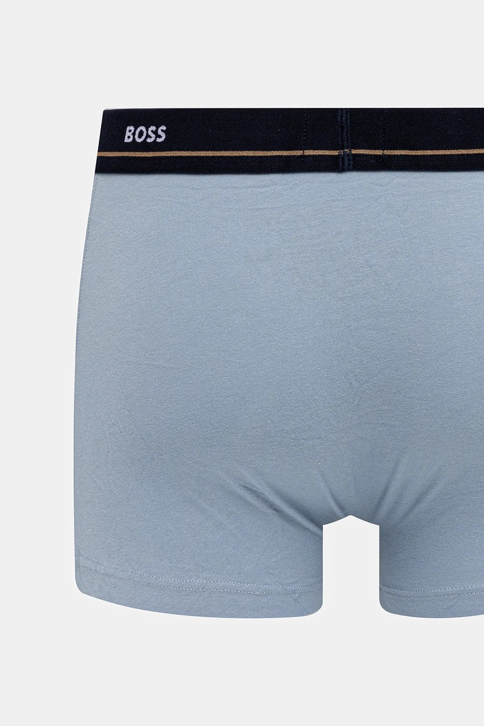 BOSS boxeri bărbați din bumbac cu elastan Trunk 5P Essential pachet de 5 50531660
