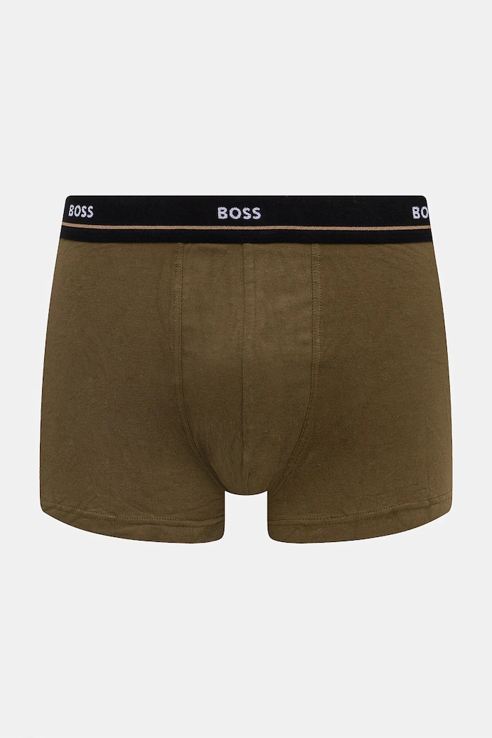 Ρούχα BOSS Ανδρικό μποξεράκι βαμβακερό με ελαστάν Trunk 5P Essential 5-pack 50531660 μαύρο