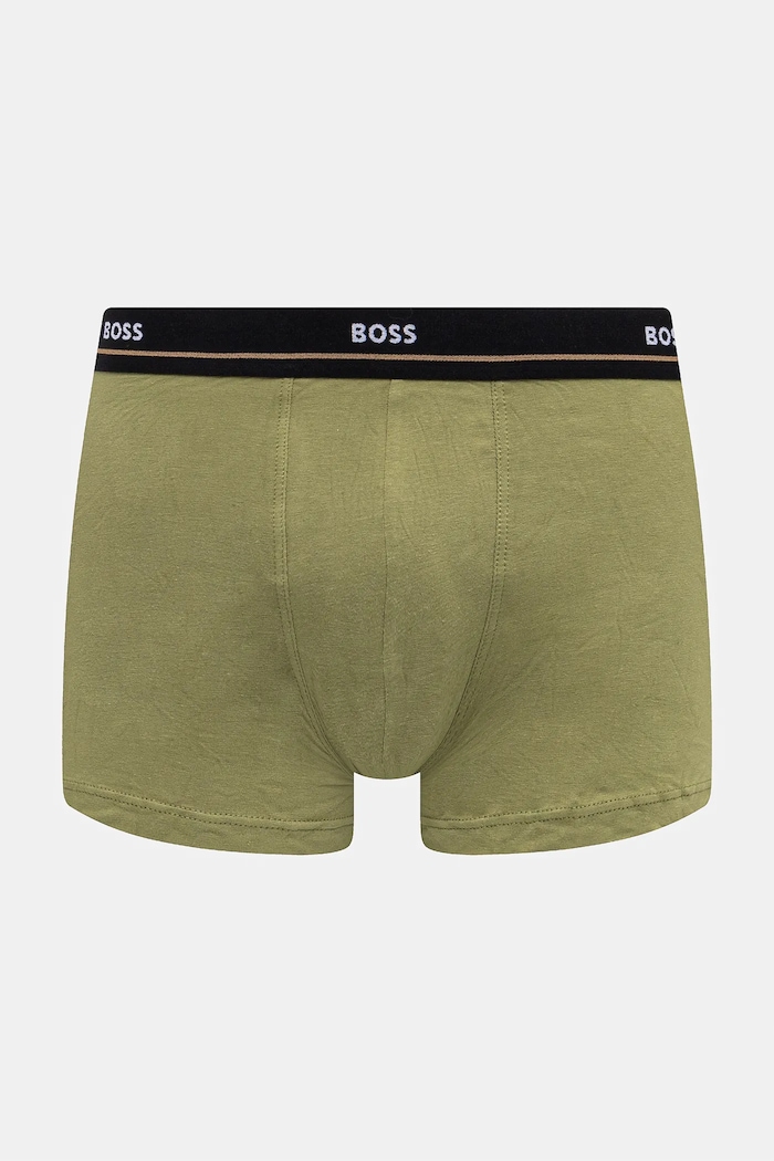 BOSS Ανδρικό μποξεράκι βαμβακερό με ελαστάν Trunk 5P Essential 5-pack 50531660 μαύρο