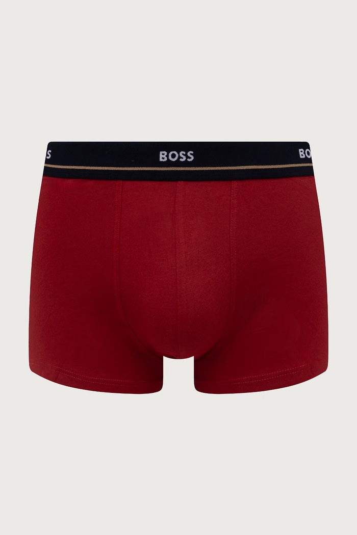 Odjeća BOSS bokserice za muškarce od pamuka s elastanom Trunk 5P Essential 5-pack 50531660 crna