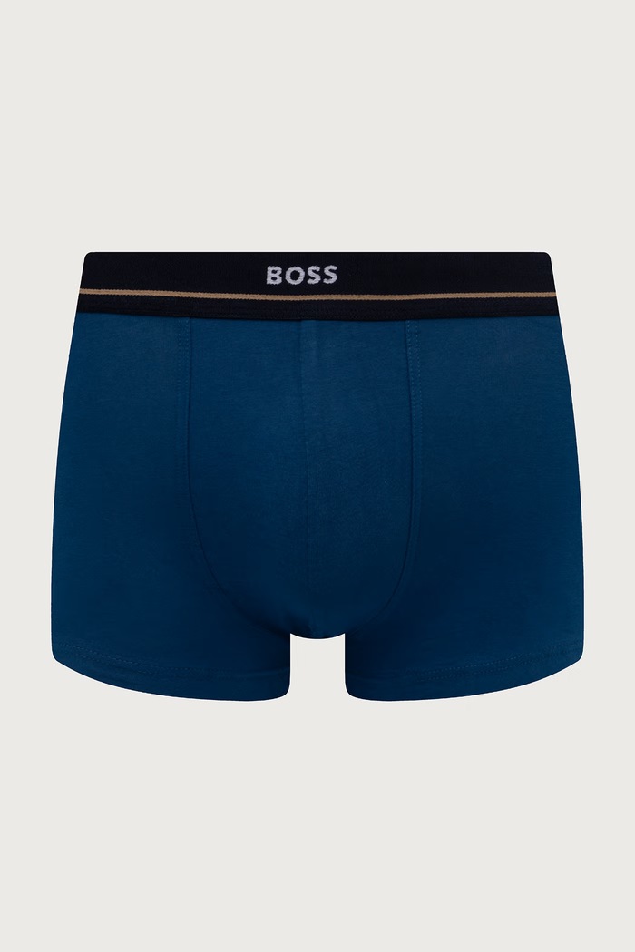 BOSS bokserice za muškarce od pamuka s elastanom Trunk 5P Essential 5-pack 50531660 crna