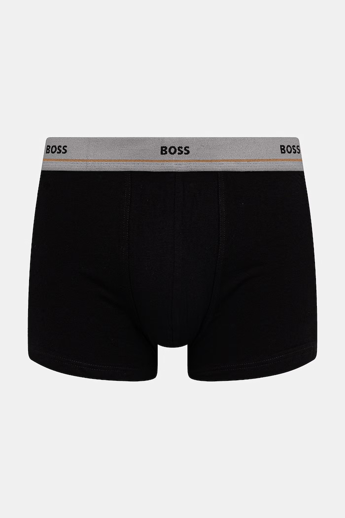 BOSS bokserki męskie bawełniane z elastanem Trunk 5P Essential 5-pack 50531660 czarny SS26