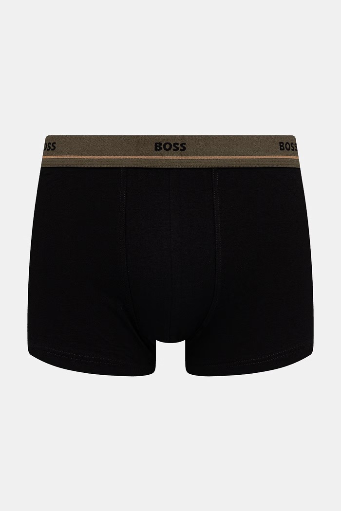 BOSS bokserki męskie bawełniane z elastanem Trunk 5P Essential 5-pack czarny 50531660
