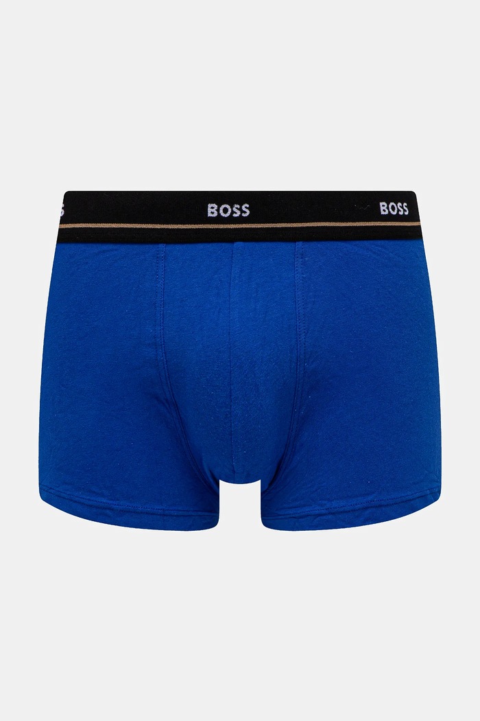 BOSS boxerky pánské bavlněné s elastanem Trunk 5P Essential 5-pack 50531660 černá SS26
