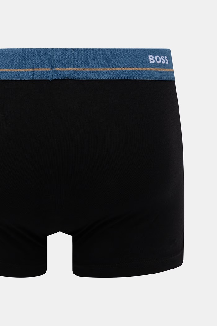 BOSS μποξεράκι ανδρικό βαμβακερό με ελαστάν Trunk 5P Essential 5-pack 50531660