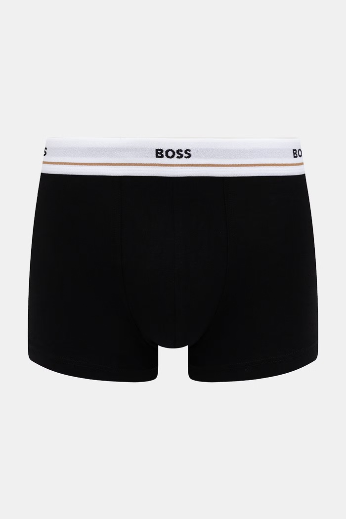 Ρούχα BOSS μποξεράκι ανδρικό βαμβακερό με ελαστάν Trunk 5P Essential 5-pack 50531660 πολύχρωμο