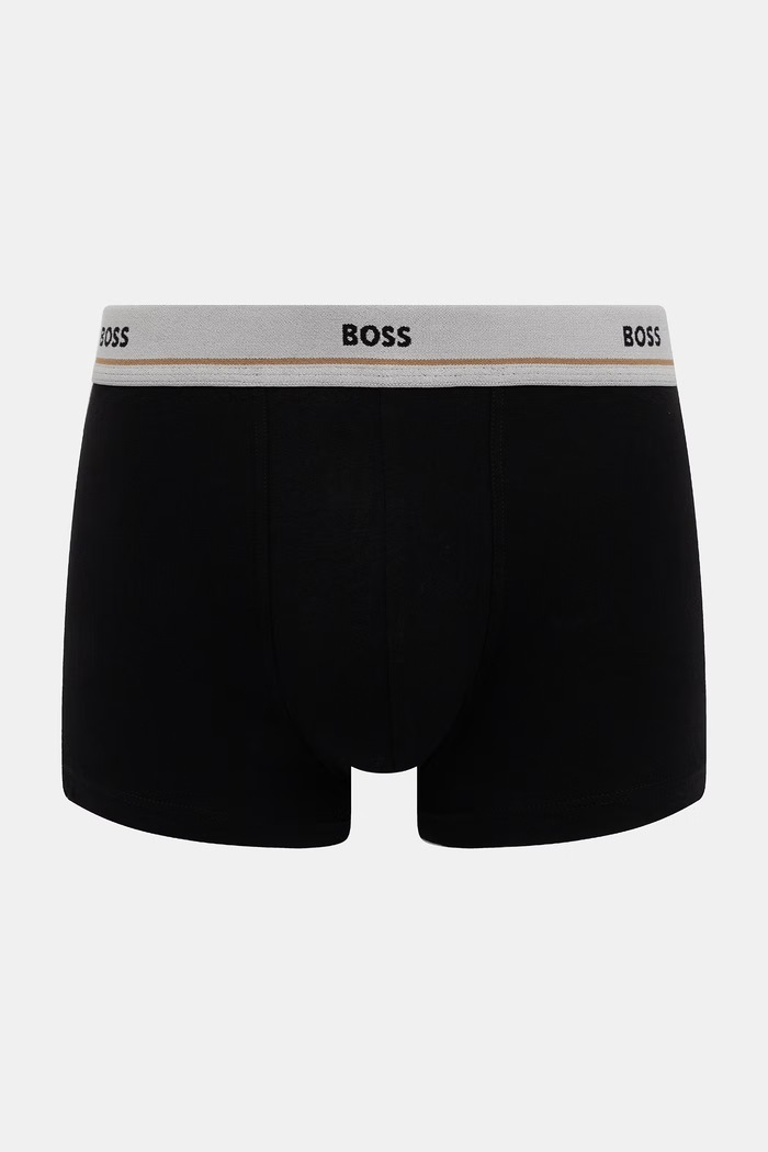 BOSS μποξεράκι ανδρικό βαμβακερό με ελαστάν Trunk 5P Essential 5-pack 50531660 πολύχρωμο