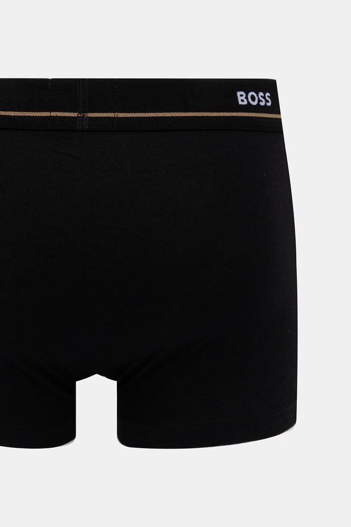 BOSS μποξεράκι ανδρικό βαμβακερό με ελαστάν Trunk 5P Essential 5-pack 50531660