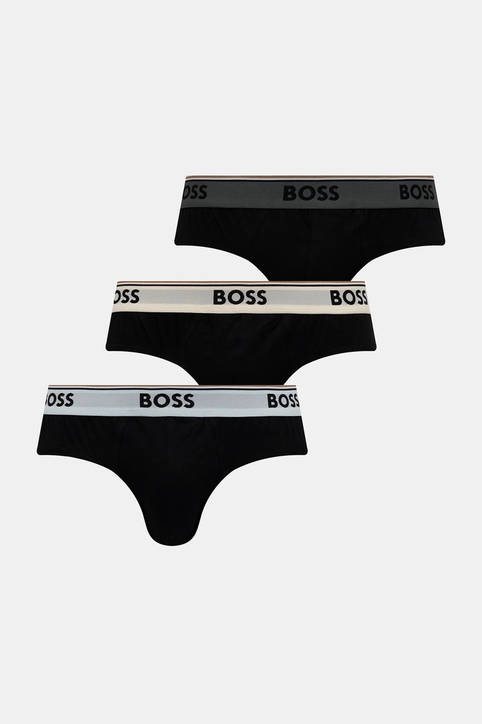 BOSS alsónadrág 3 db fekete 50531681