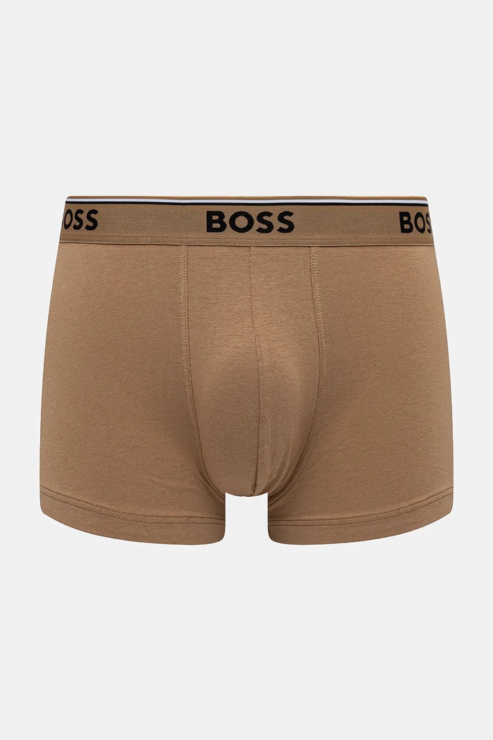 Oblečení Boxerky BOSS Trunk 3P Power 3-pack 50531684 bílá