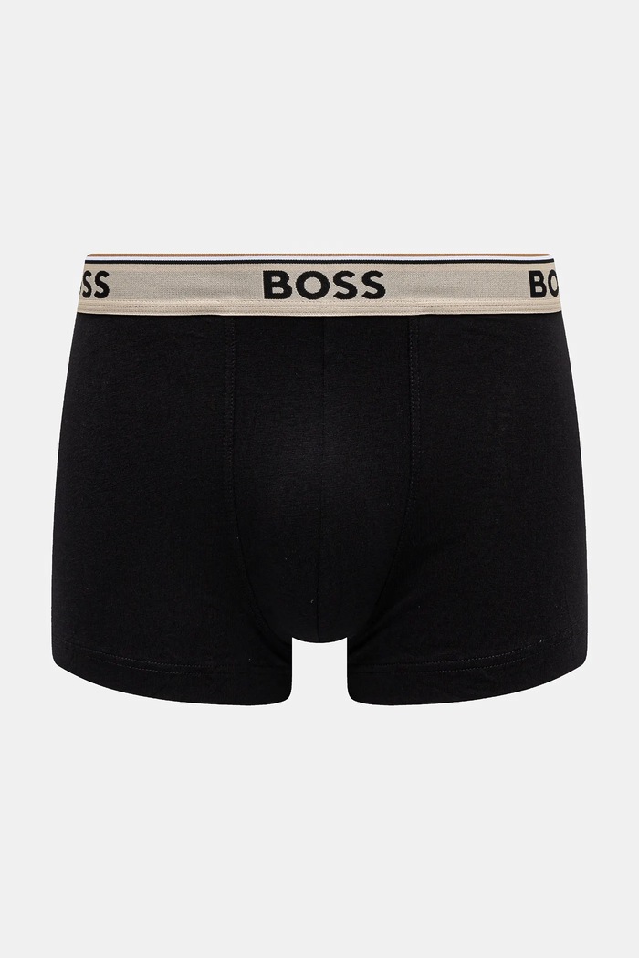 Odzież BOSS bokserki 3-pack Trunk 3P Power 50531684 czarny