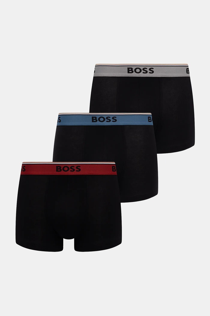 BOSS boxeri 3-pack Trunk 3P Power boxeri negru 50531684