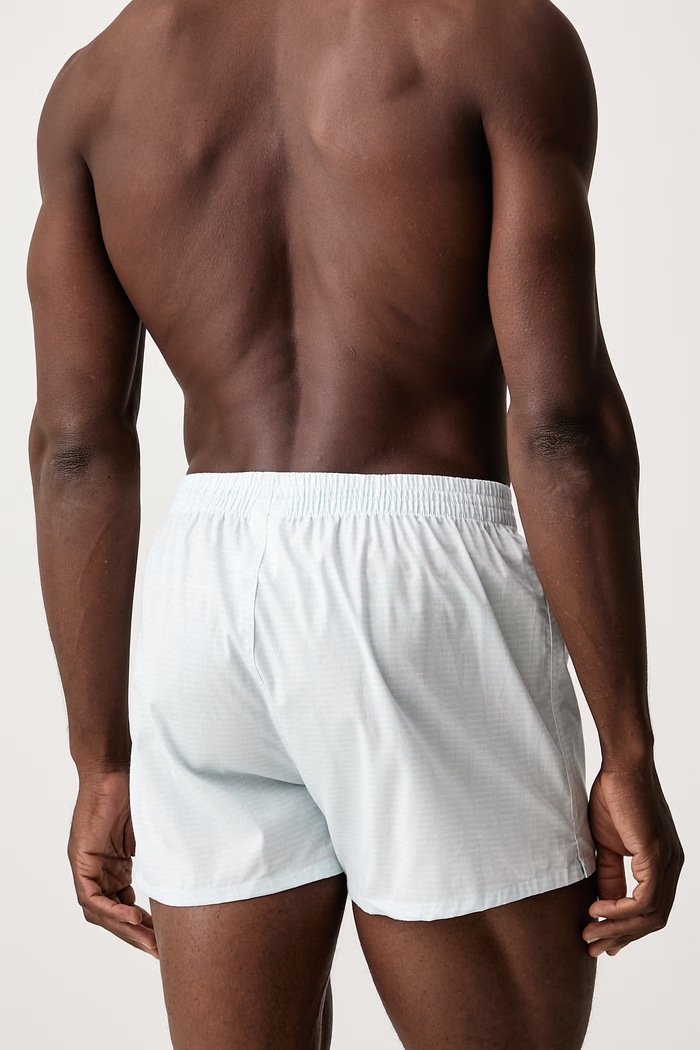 BOSS Volné boxerky pánské bavlněné 2P Boxer S. CW Peach 2-pack 50515464 modrá SS26