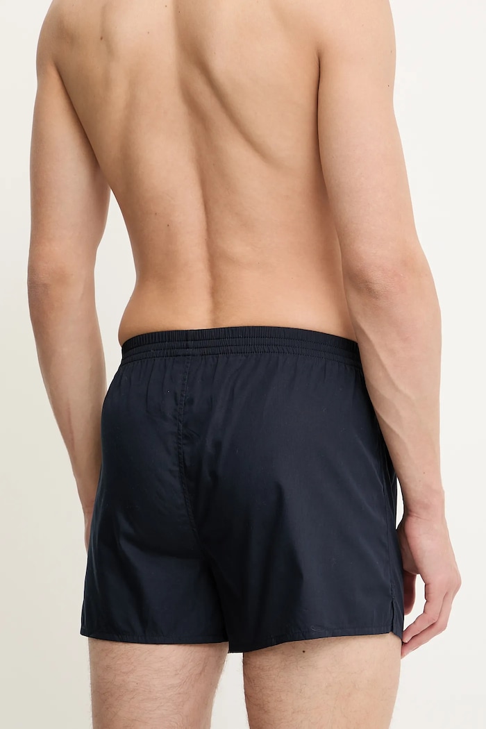 Îmbrăcăminte BOSS boxeri lejeri bărbătești din bumbac 2P Boxer S. CW Peach pachet de 2 50515464 albastru