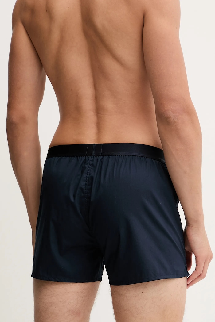 Boxeri bărbați din bumbac 2P Boxer Shorts EW pachet de 2 BOSS albastru 50535781