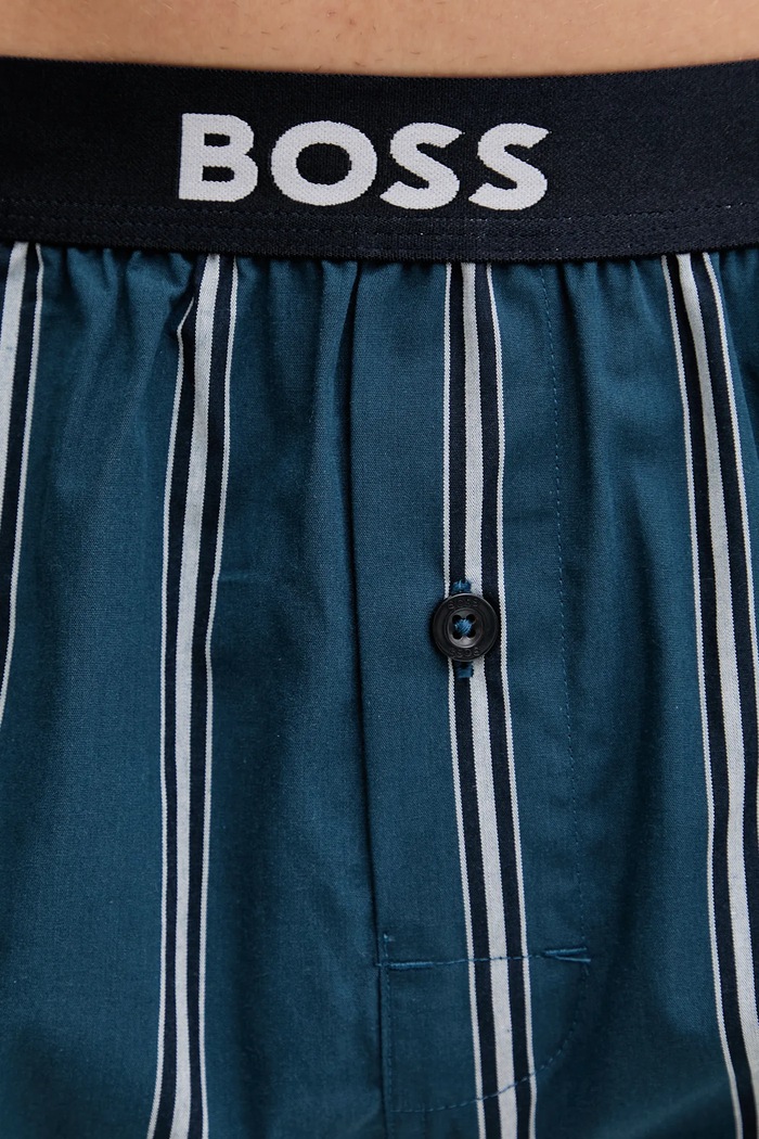 BOSS Boxeri bărbați din bumbac 2P Boxer Shorts EW pachet de 2 50535781