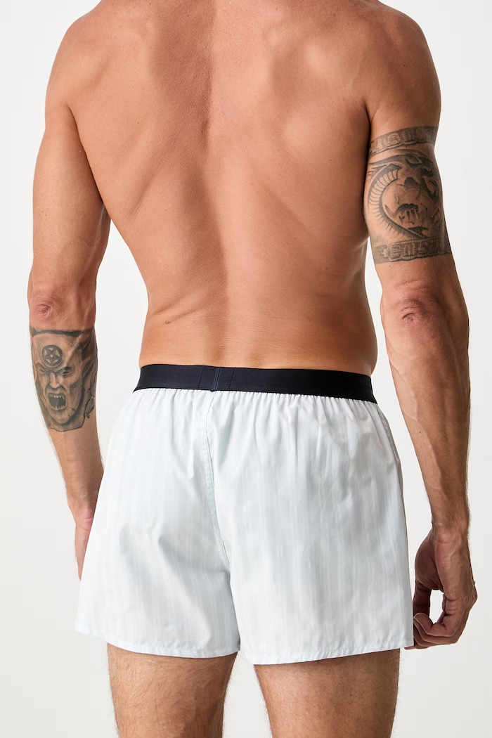 Odzież BOSS bokserki męskie bawełniane 2P Boxer Shorts EW 2-pack 50535781 granatowy