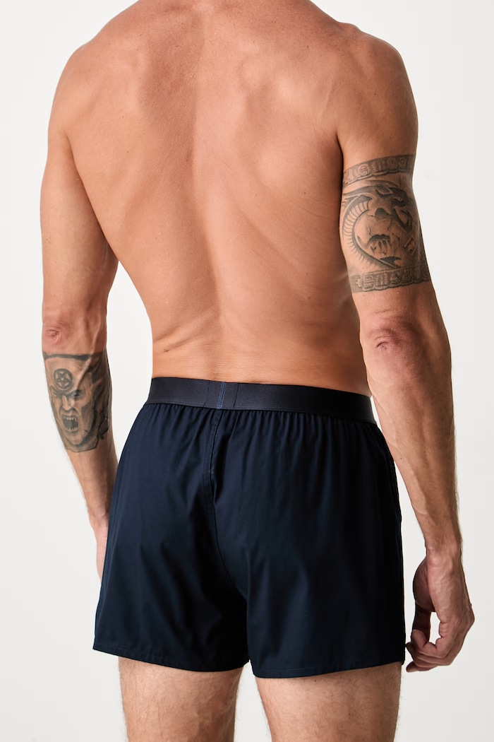 BOSS bokserki męskie bawełniane 2P Boxer Shorts EW 2-pack granatowy 50535781