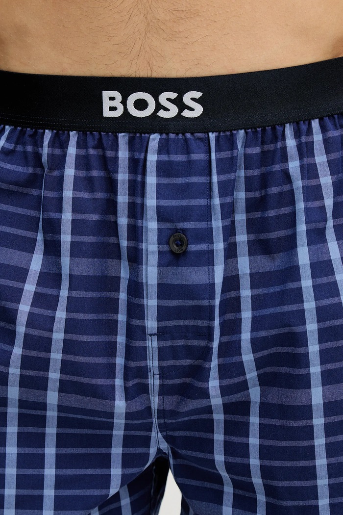 BOSS boxeri bărbați bumbac 2P Boxer Shorts EW pachet de 2 50535781