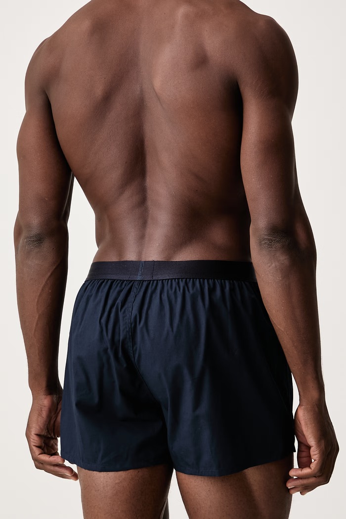 Bokserki męskie bawełniane 2P Boxer Shorts EW 2-pack BOSS brązowy 50535781