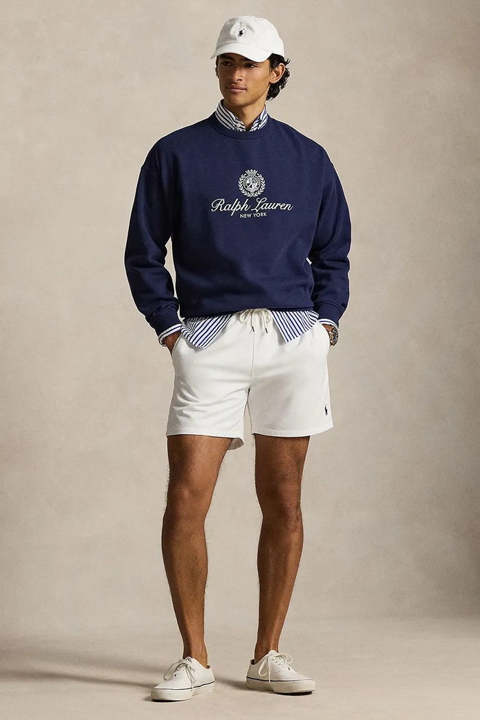 Odzież Polo Ralph Lauren szorty kąpielowe męskie 710957782 biały