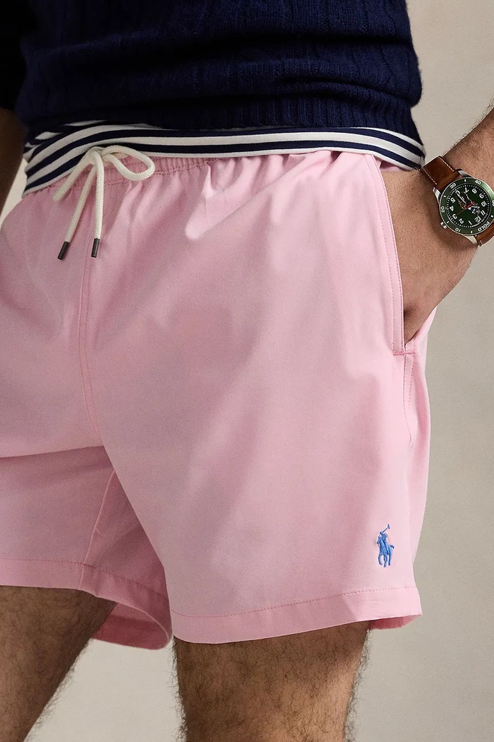 Polo Ralph Lauren plavecké šortky pánske ružová 710957782