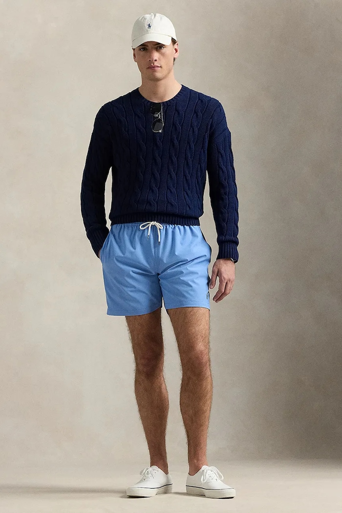 Polo Ralph Lauren szorty kąpielowe męskie Planet friendly niebieski 710957782
