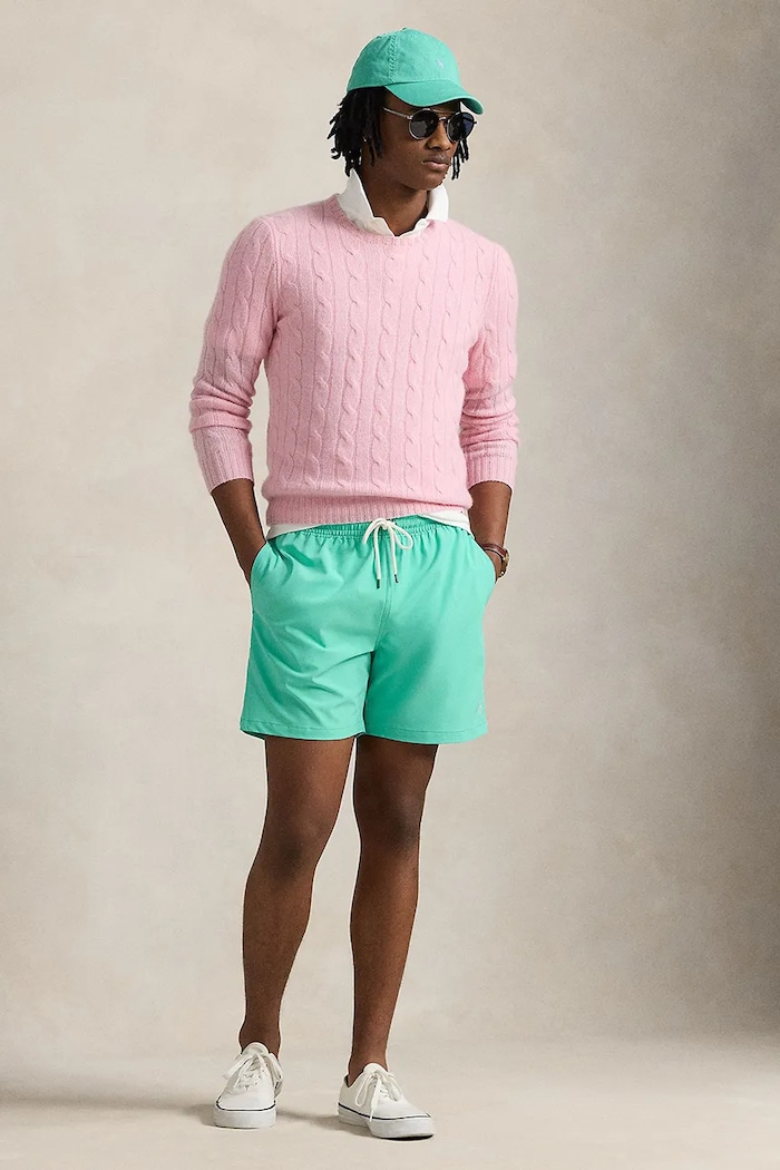 Polo Ralph Lauren купальные шорты мужские Planet friendly зелёный 710957782