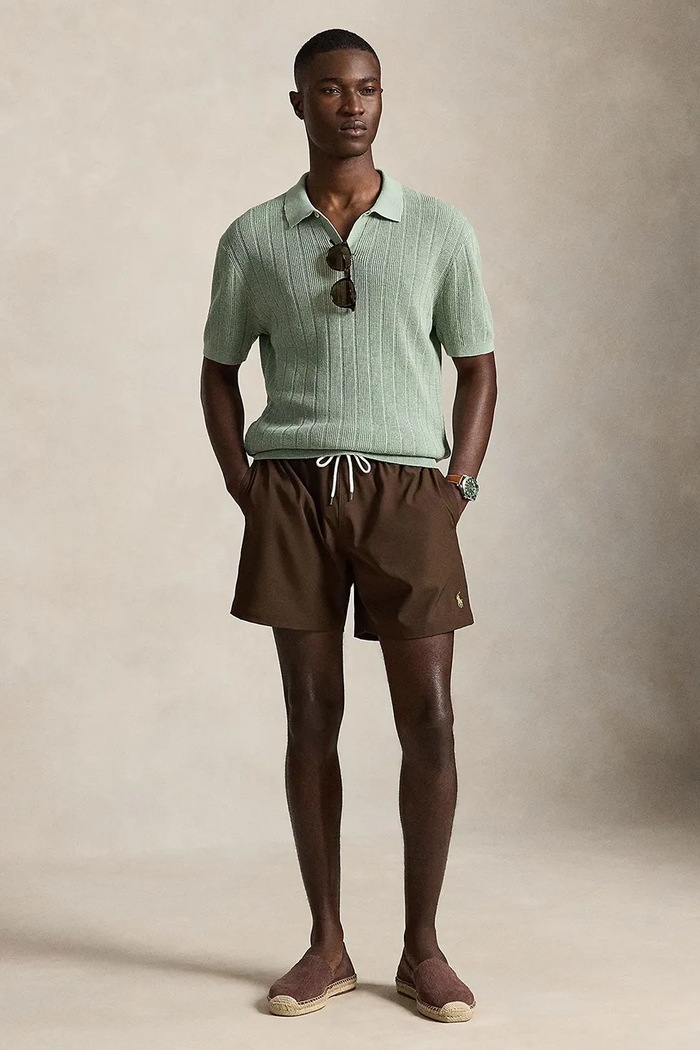 Odzież Polo Ralph Lauren szorty kąpielowe męskie 710957782 brązowy