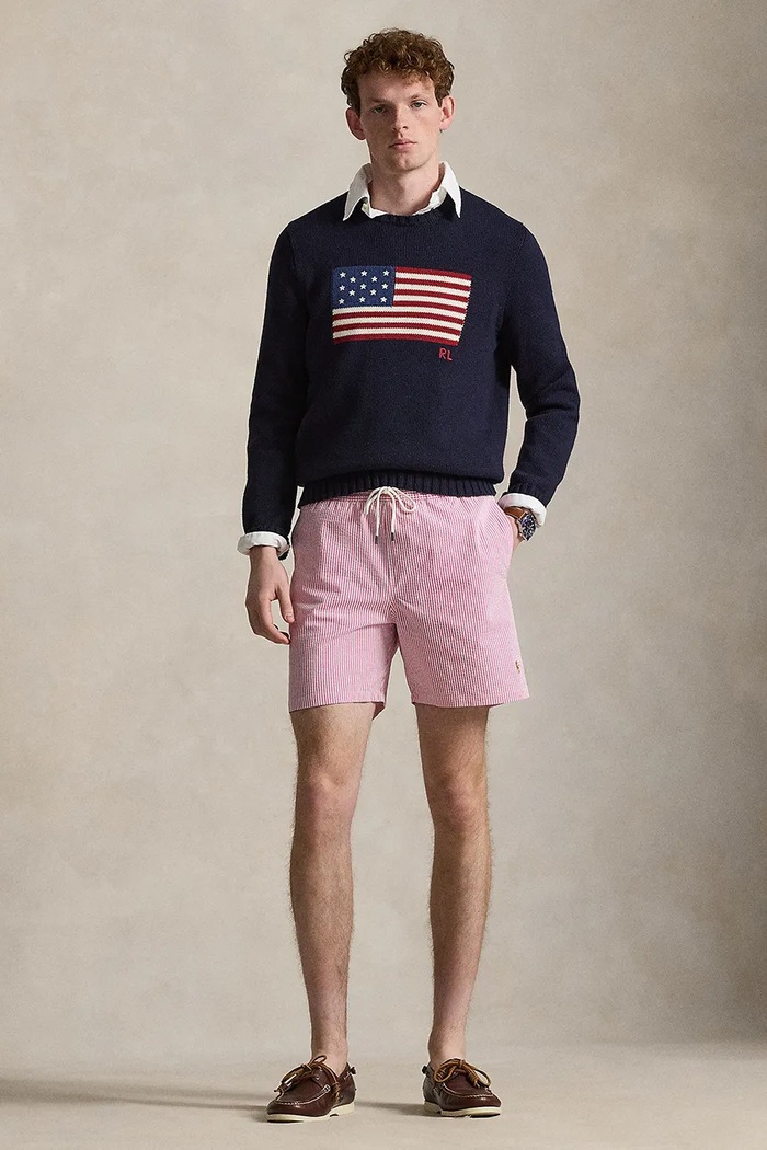Oblečenie Polo Ralph Lauren plavecké šortky pánske 710957784 ružová