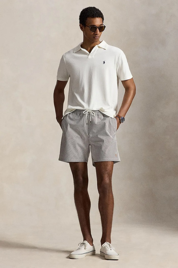 Îmbrăcăminte Polo Ralph Lauren pantaloni scurți de baie pentru bărbați 710957784 maro