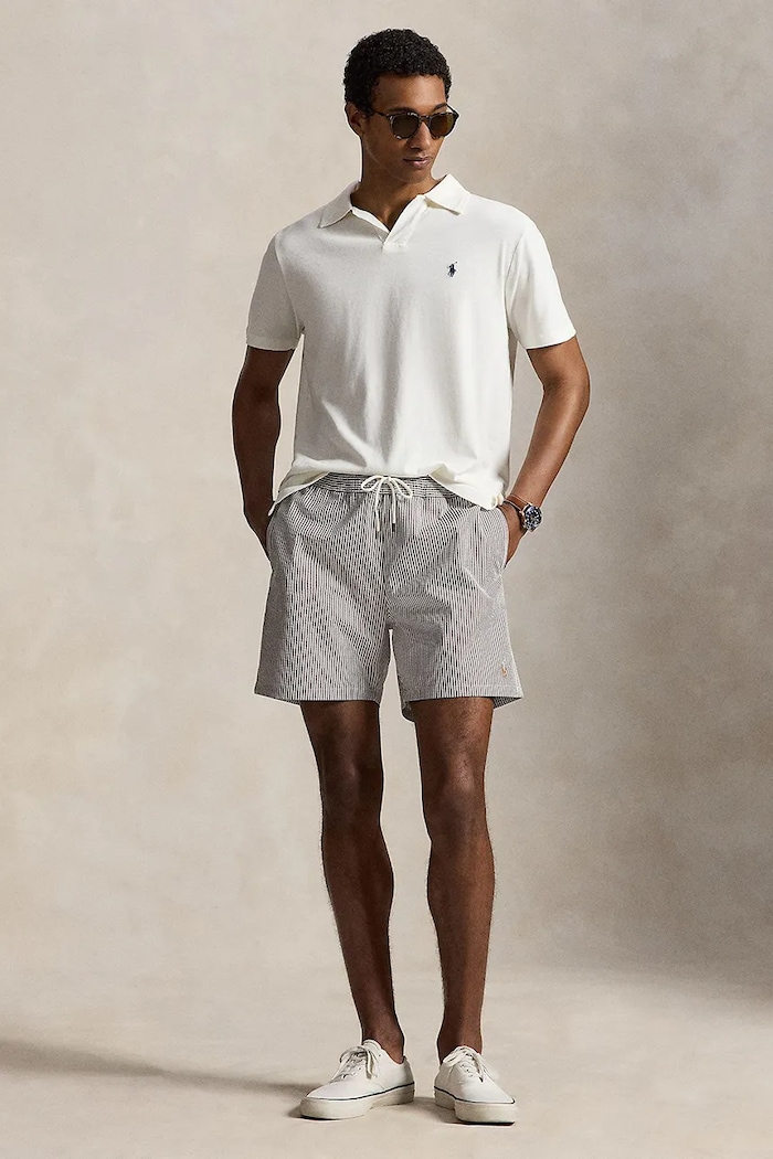 Îmbrăcăminte Polo Ralph Lauren pantaloni scurți de baie pentru bărbați 710957784 maro