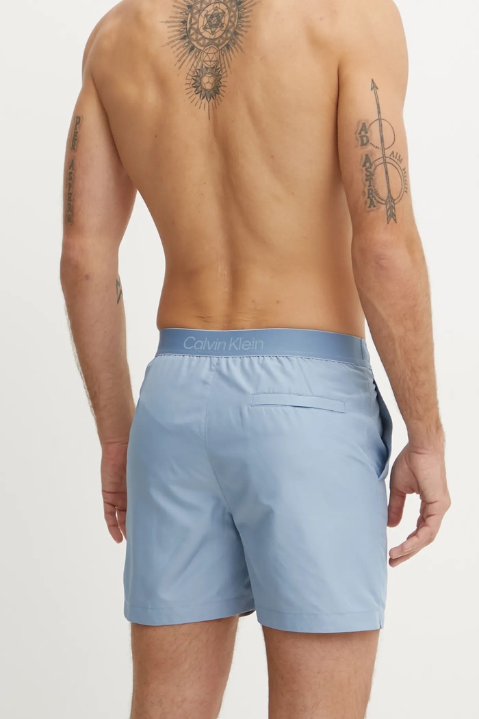 Oblečenie Calvin Klein Plavkové šortky Calvin Klein KM0KM01082 modrá
