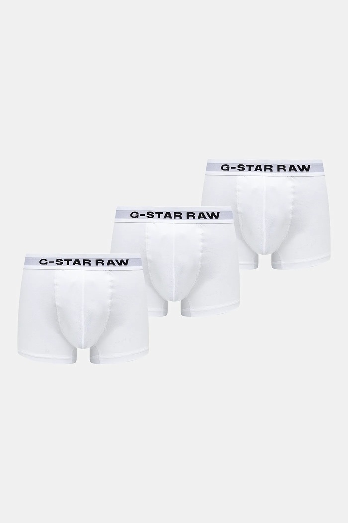 G-Star bokserki 3-pack dzianina biały D23771.D516