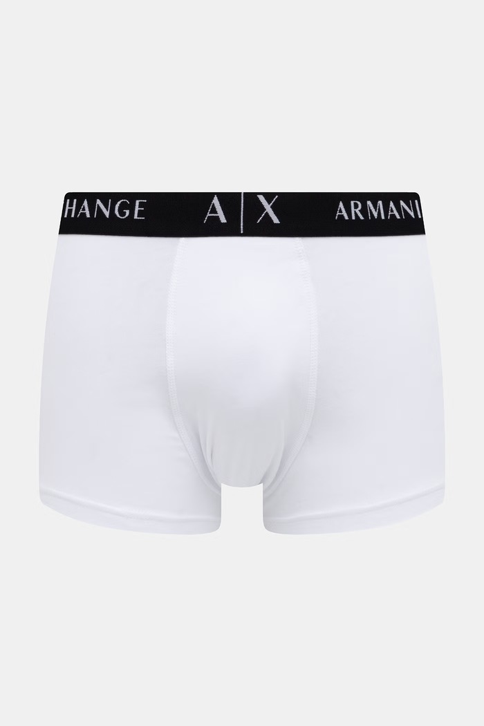 Armani Exchange uske bokserice za muškarce s pamukom 3-pack XM000871.AF13682.NOS bijela AA00