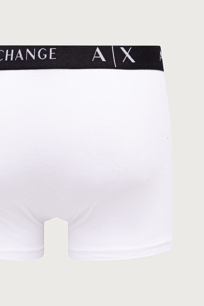Armani Exchange Bokserki dopasowane męskie bawełniane z elastanem 3-pack XM000871.AF13682
