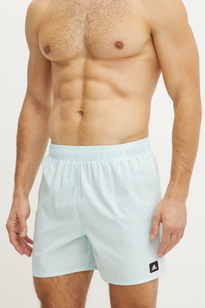 Plavkové šortky adidas Performance Solid CLX Planet friendly tyrkysová JC9918