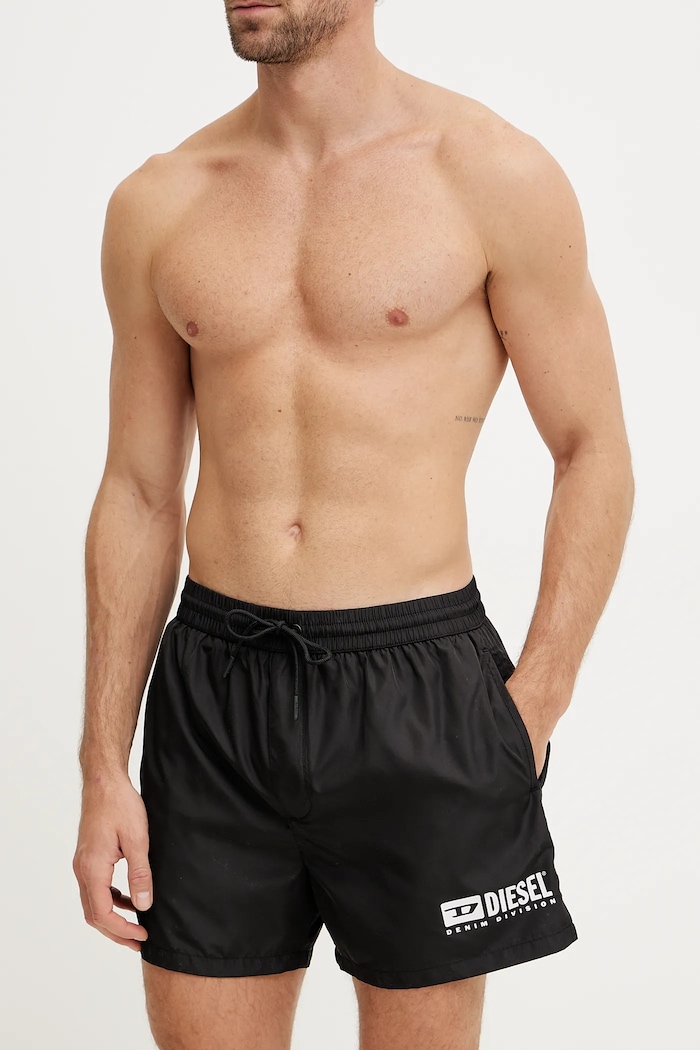 Diesel fürdőnadrág KEN-37-D-BOX BOXER-SHORTS A17583.0AFBA fekete AW25