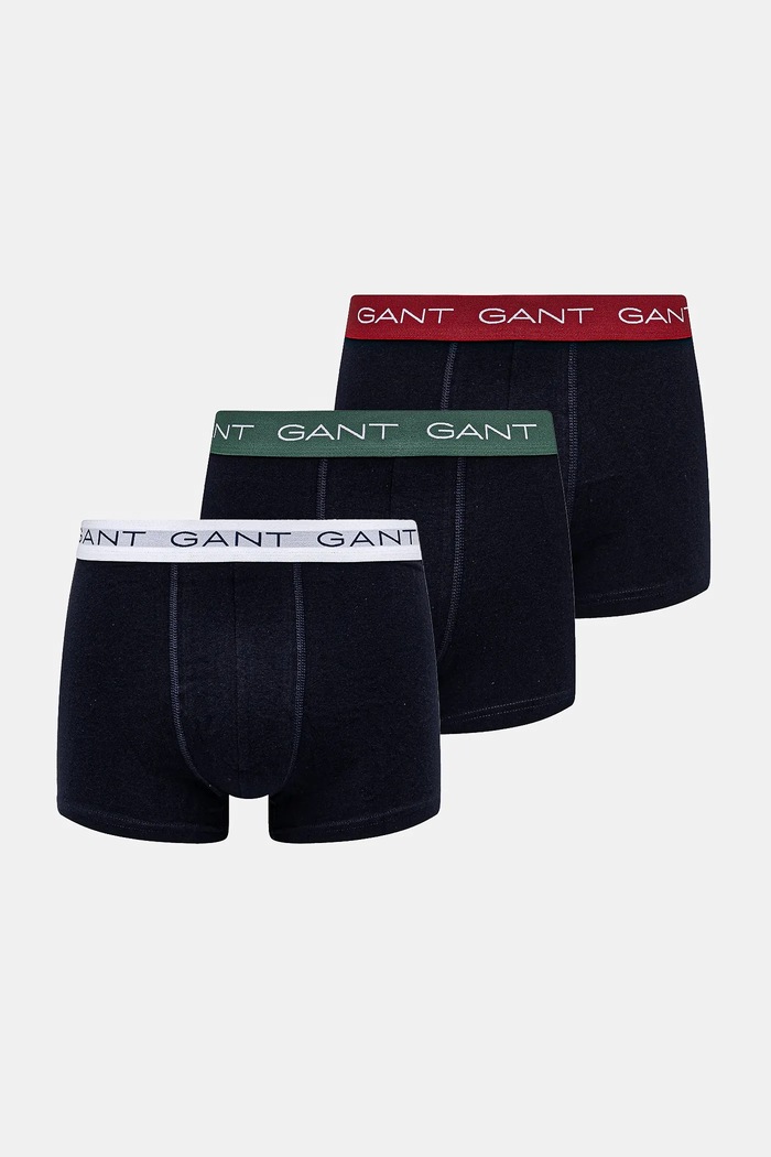 Боксерки Gant (3 чифта) надпис тъмносин 902443003