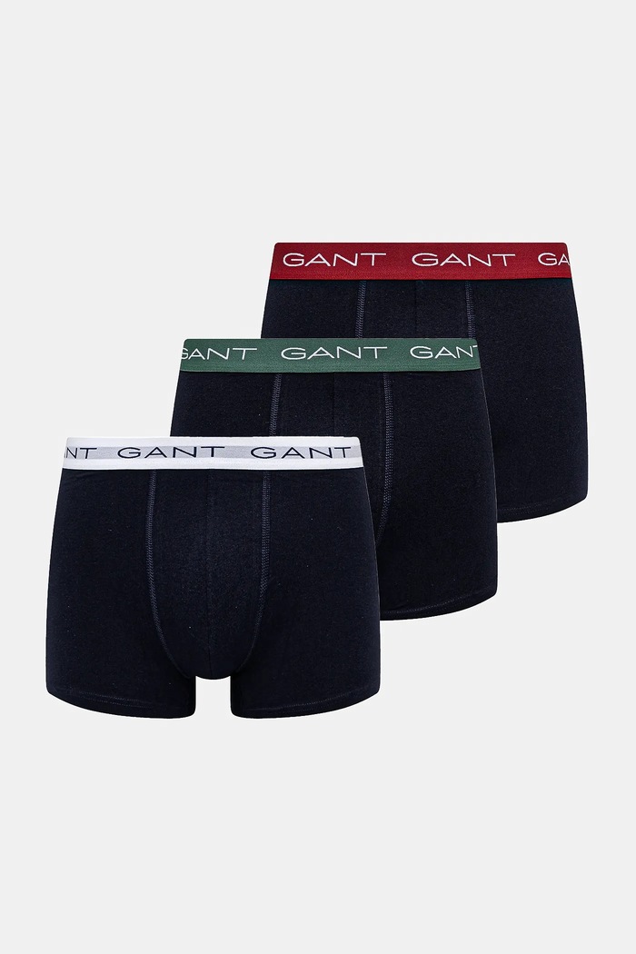 Боксерки Gant (3 чифта) надпис тъмносин 902443004