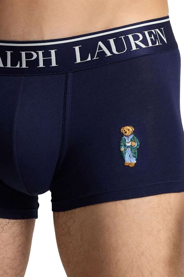Oblačila Bombažne boksarice Polo Ralph Lauren 714966106 mornarsko modra