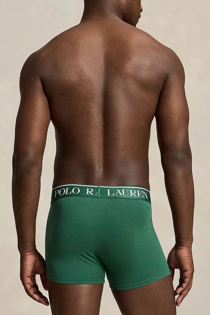 Oblečení Polo Ralph Lauren Boxerky pánské bavlněné s elastanem 714966106 zelená