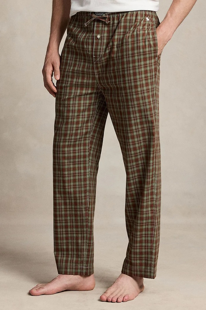 Piżama dwuczęściowa męska bawełniana Polo Ralph Lauren 714931645 biały