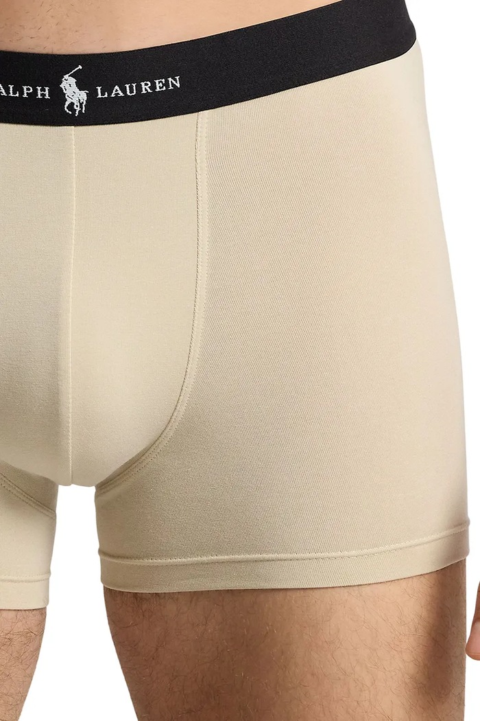 Oblečenie Boxerky Polo Ralph Lauren 3-pak 714965507 biela