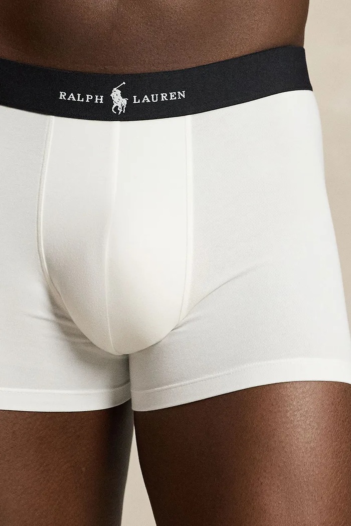Polo Ralph Lauren bokserki męskie z bawełną 3-pack biały 714965507