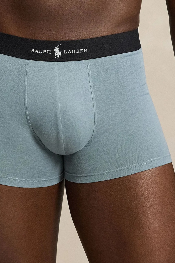 Polo Ralph Lauren bokserki męskie z bawełną 3-pack czarny 714965507