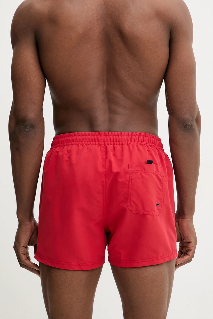 Odzież Pepe Jeans szorty kąpielowe RUBBER SWIMSHORT PMB10417 czerwony