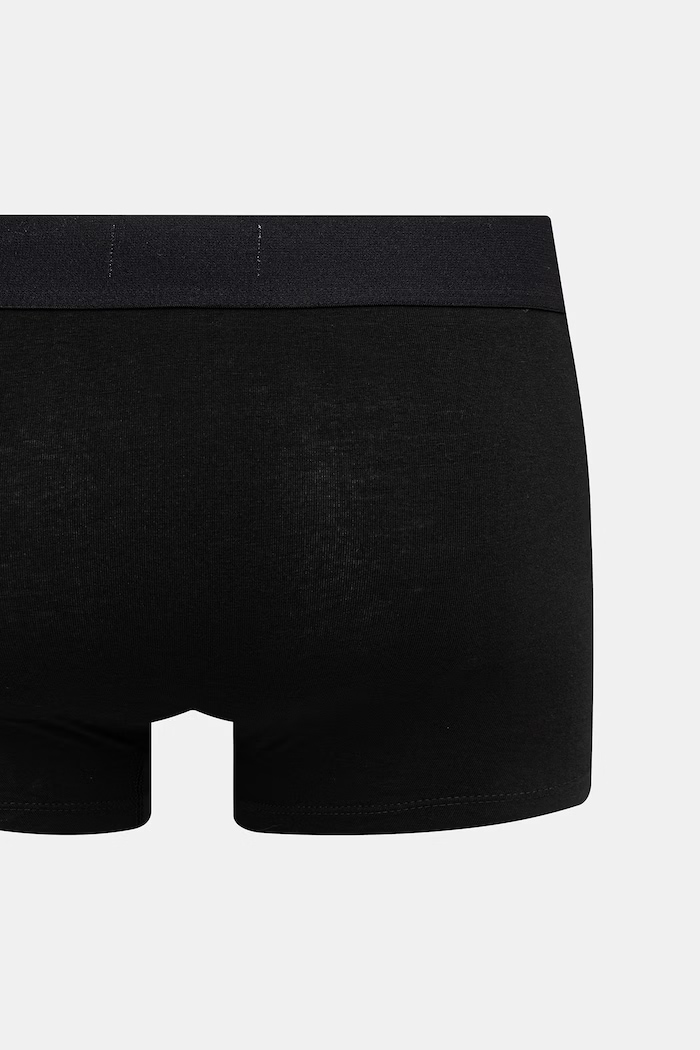 Lacoste boxerky pánske bavlnené s elastanom 3-pak 5H1288 čierna