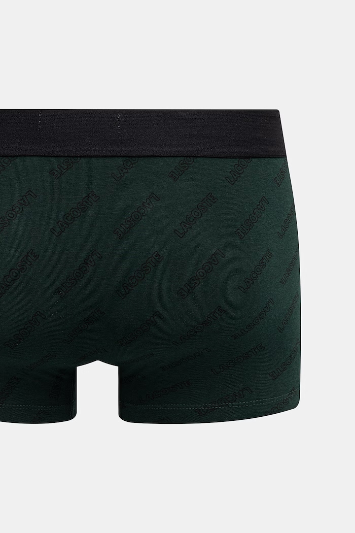 Lacoste boxerky pánske bavlnené s elastanom 3-pak 5H1288